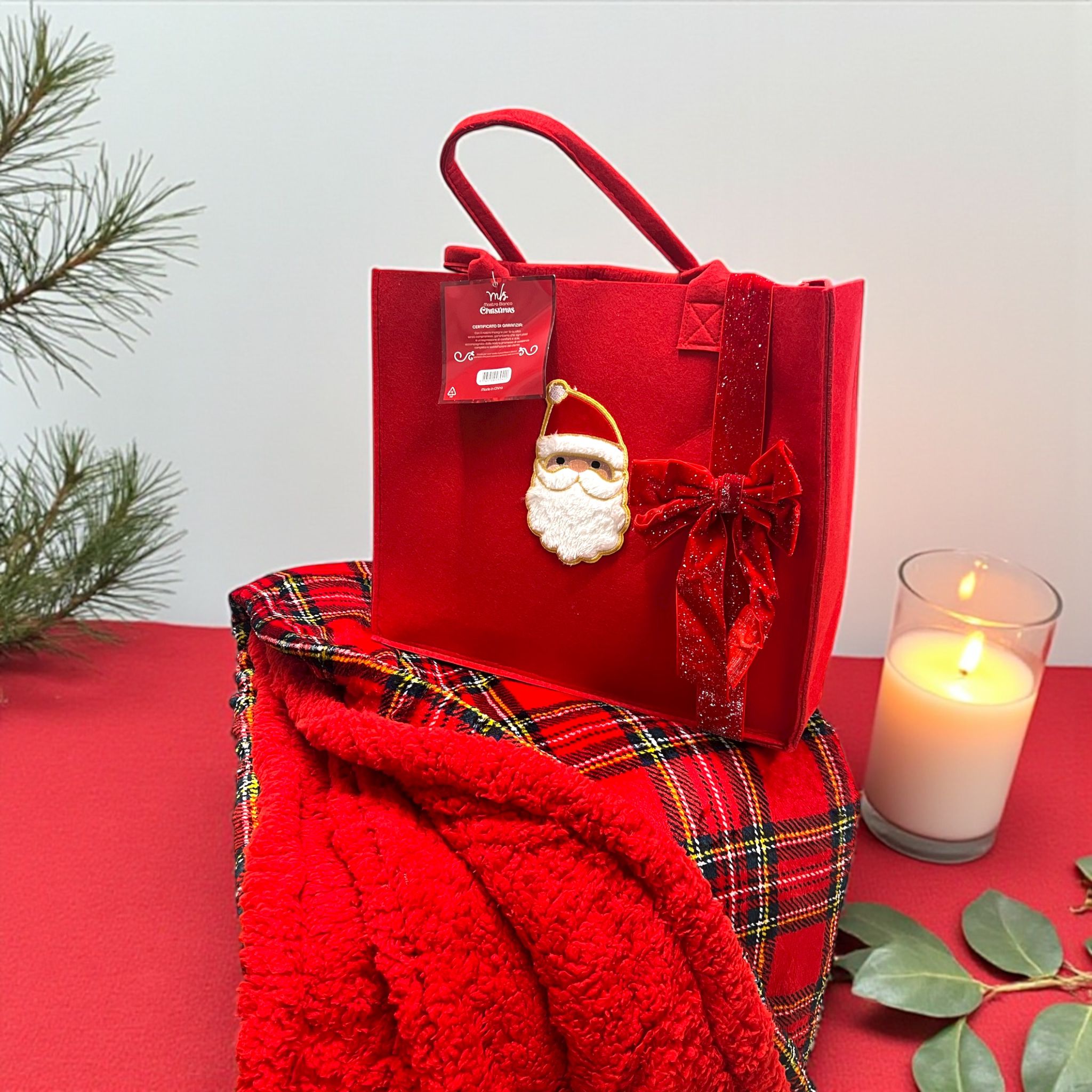 Bag  Natalizia + Plaid Matrimoniale