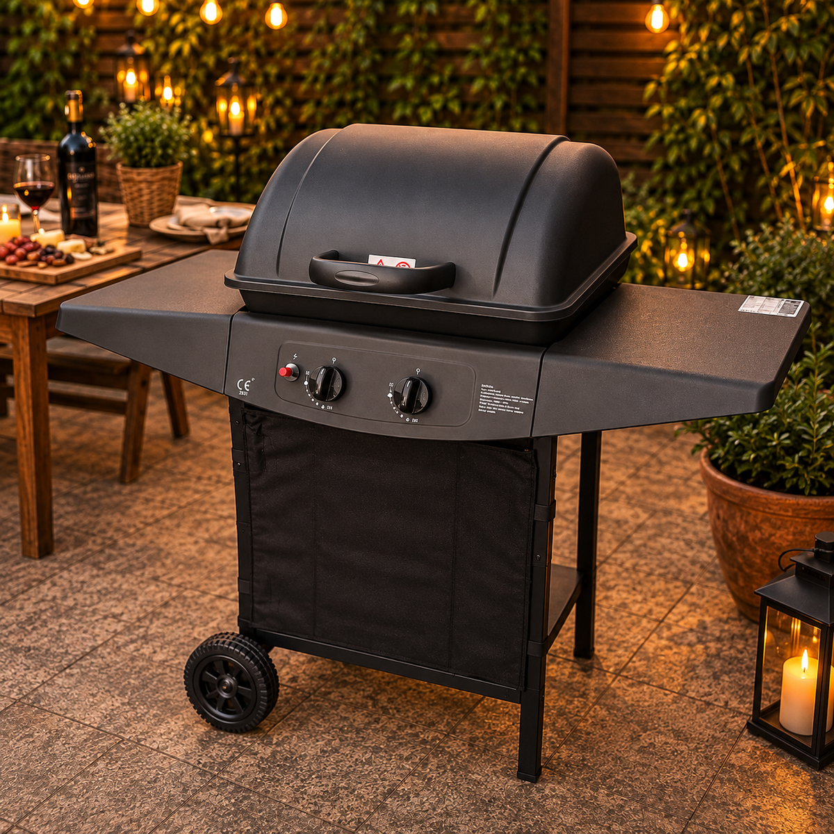 Barbecue a gas 2 fuochi
