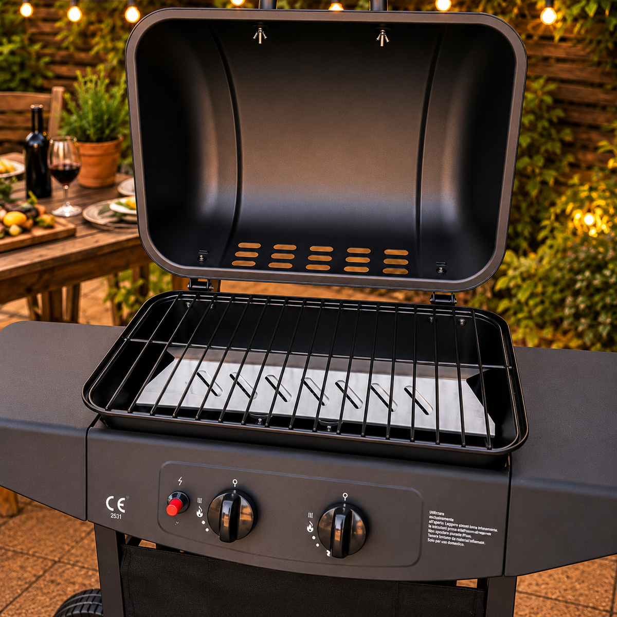 Barbecue a gas 2 fuochi