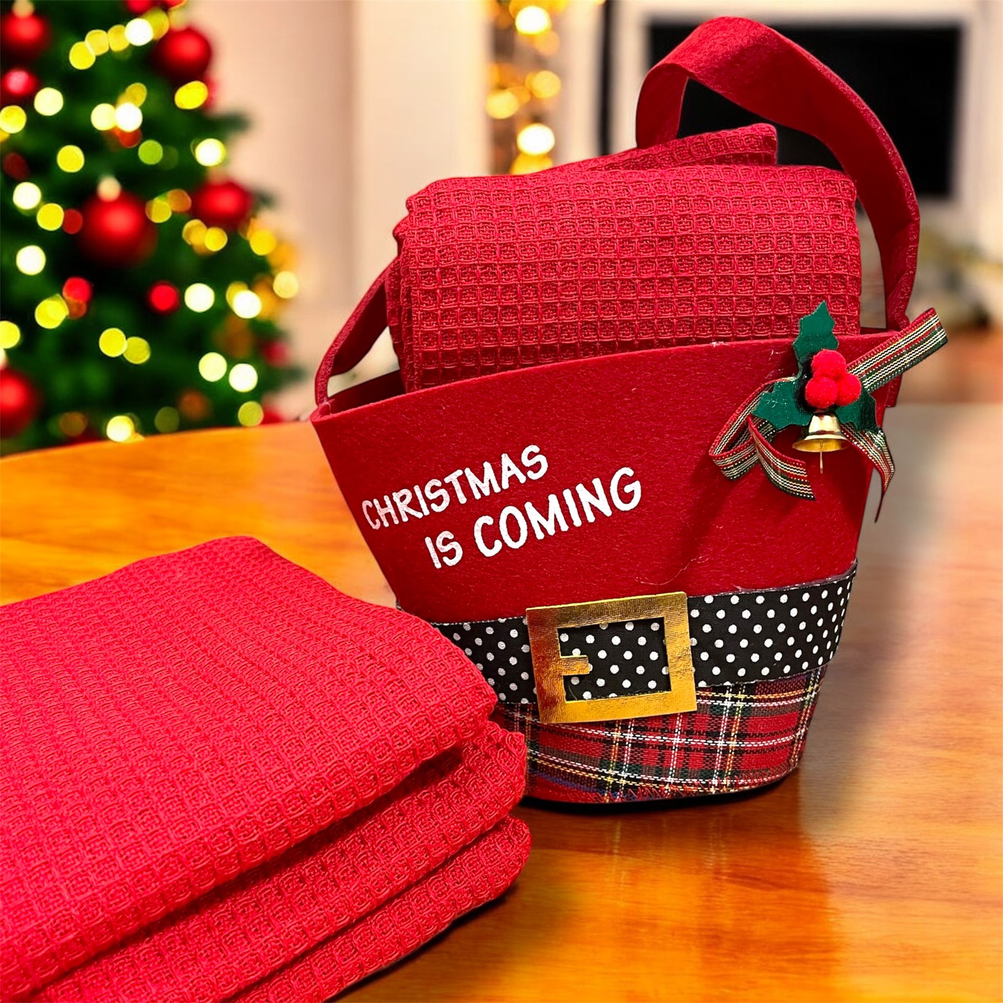 Borsetta Natale+strofinacci