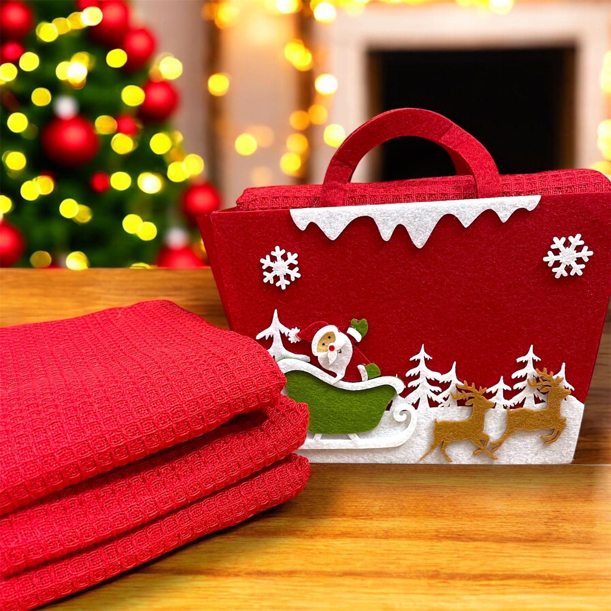 Borsetta Natale+strofinacci