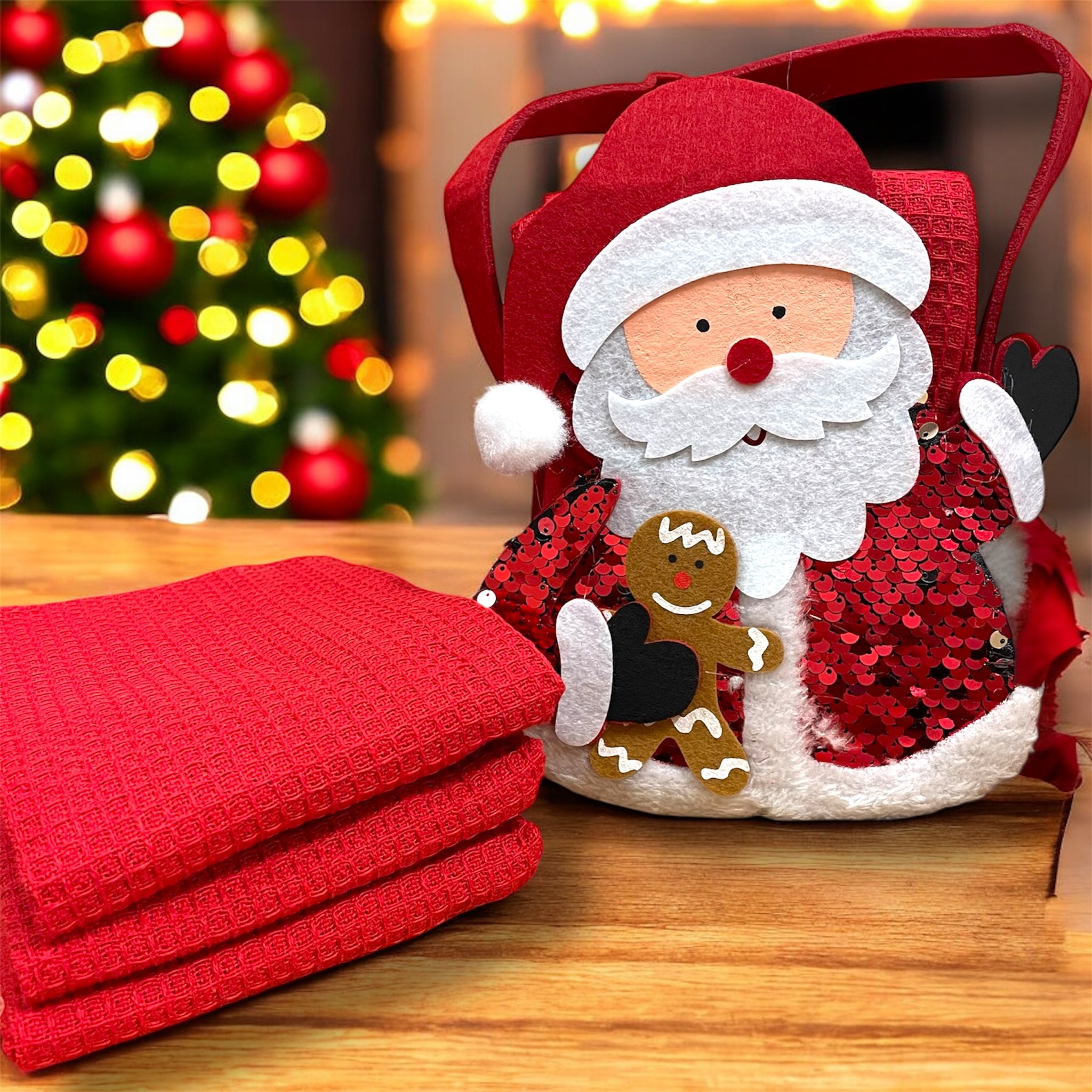 Borsetta Natale+strofinacci