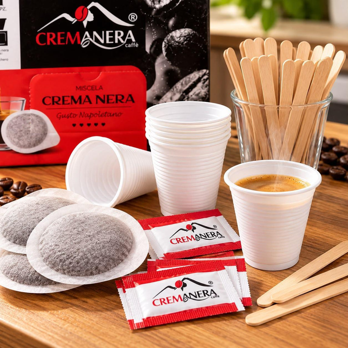Caffè Cuore Nero 50 Cialde + kit