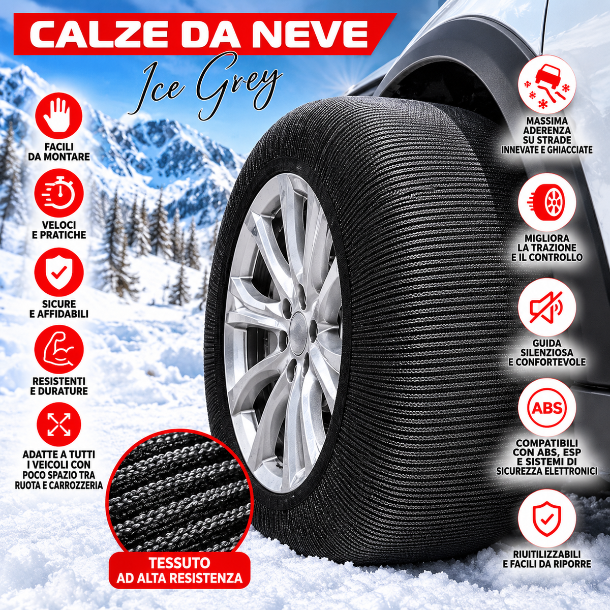 Calze per la neve