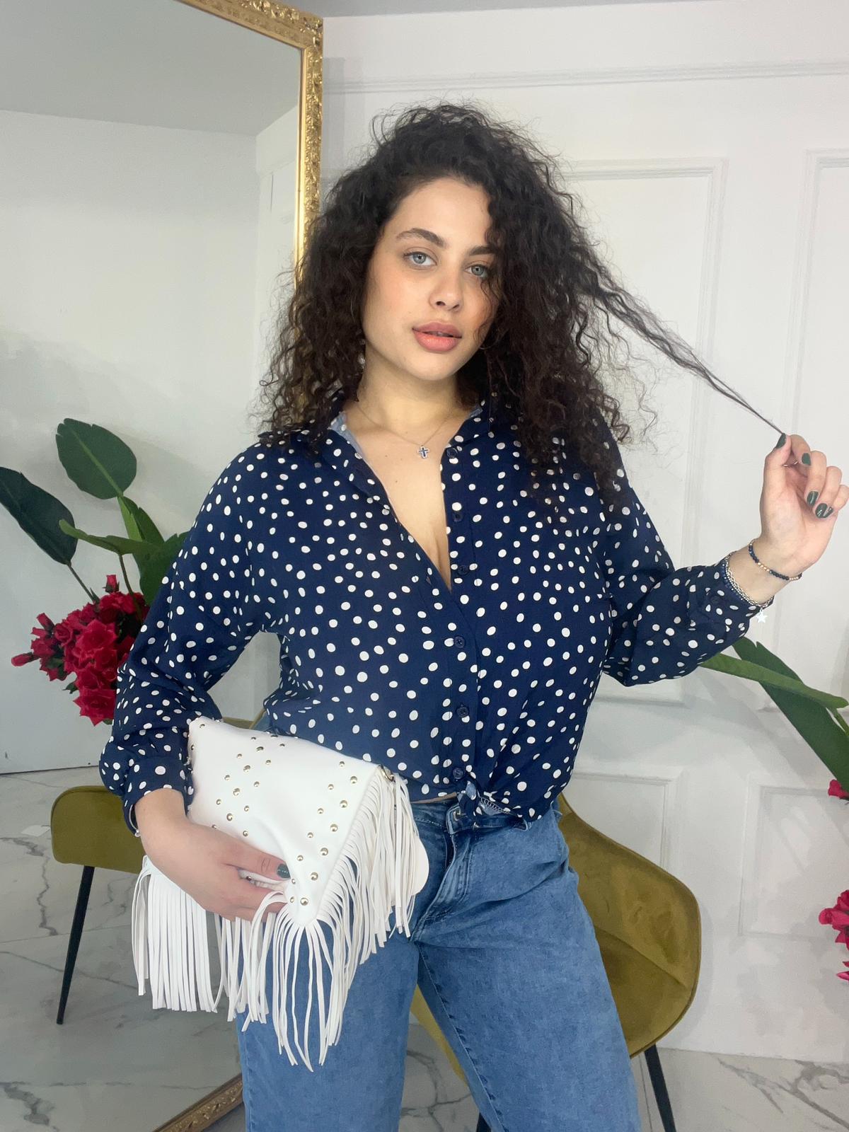 Camicia Marilyn Blu
