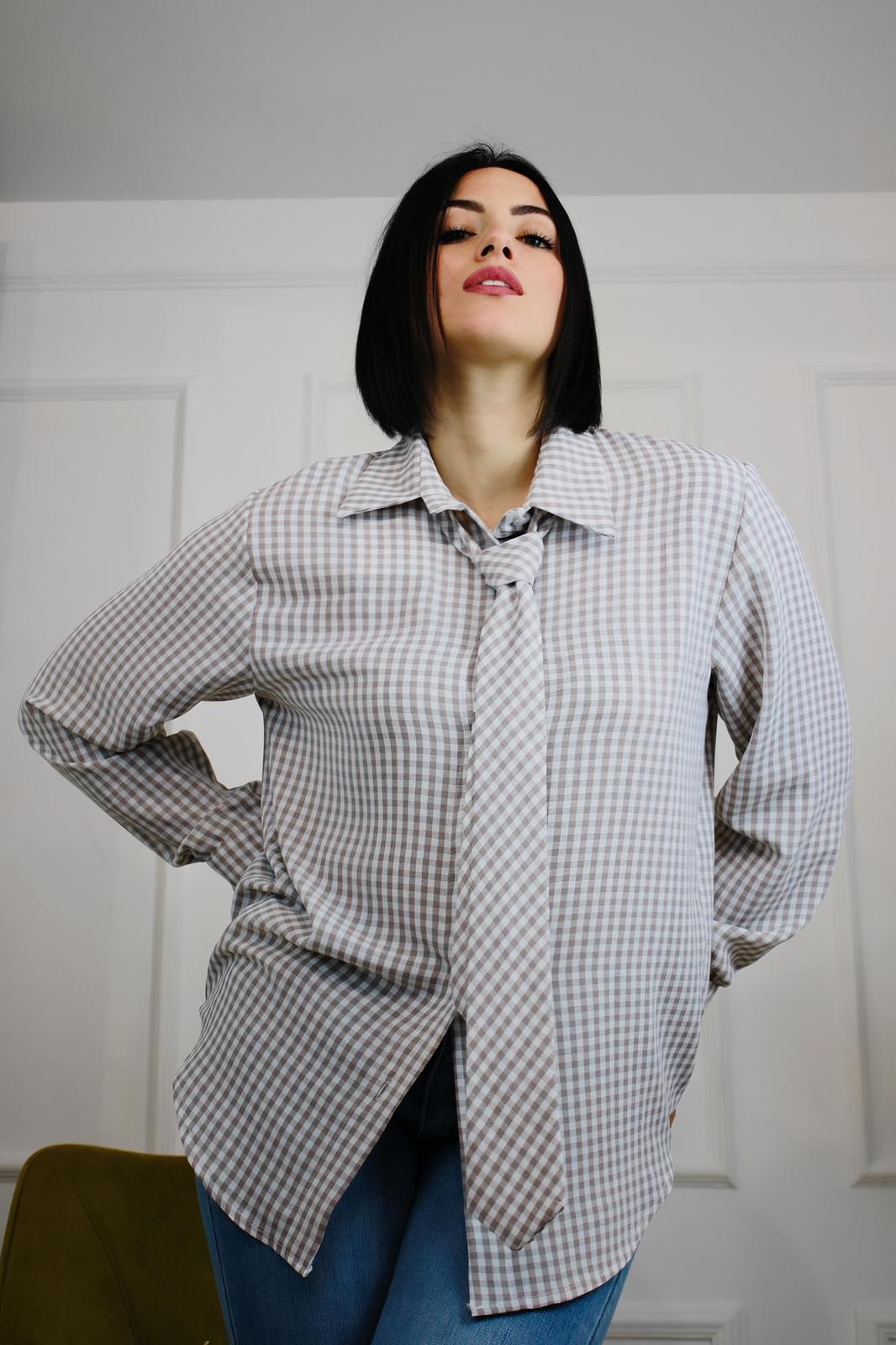 Camicia Ophelia Marrone