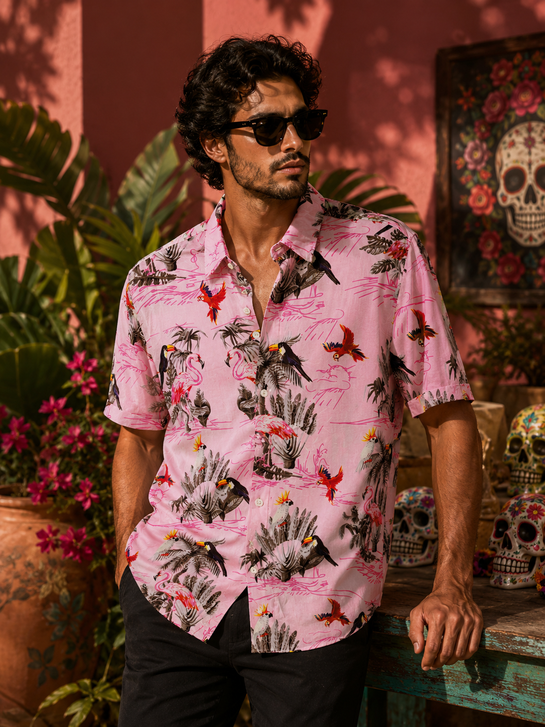 Camicia con fantasia