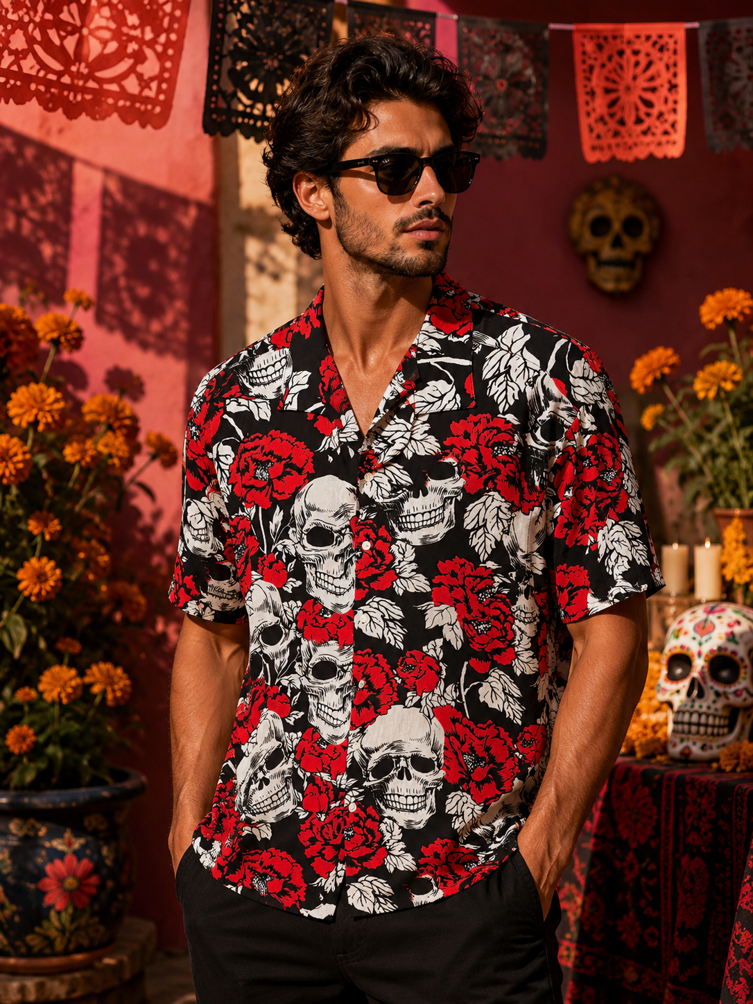 Camicia con fantasia