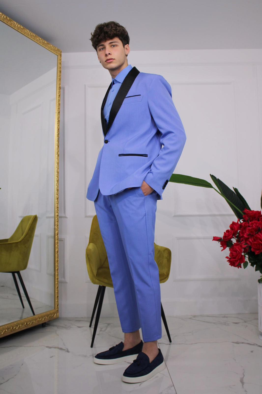 Completo Raso Azzurro