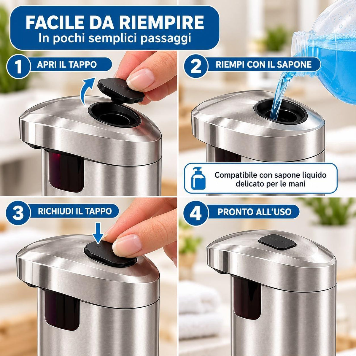 Dispense con pile automatico