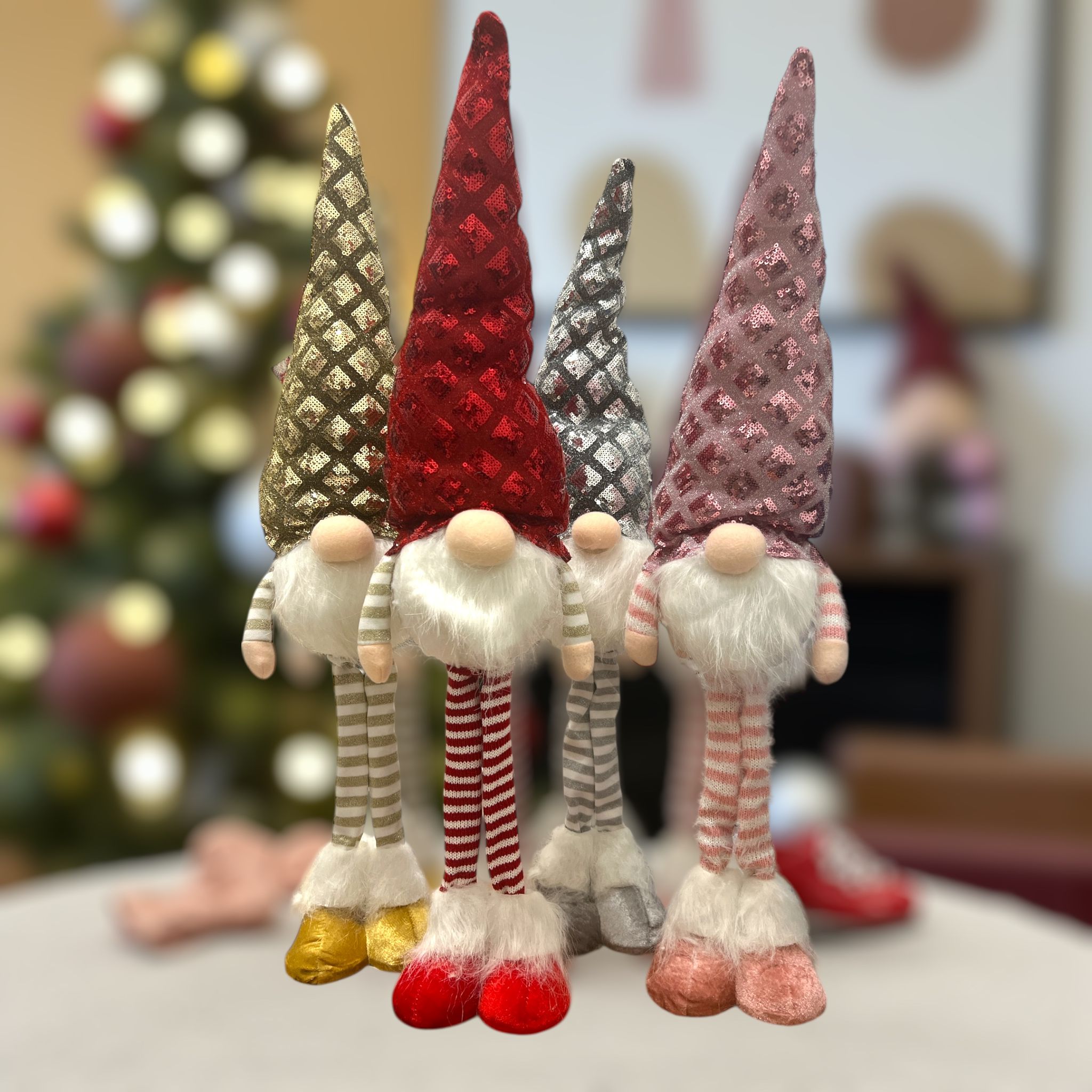 Elfetti lampada natalizio