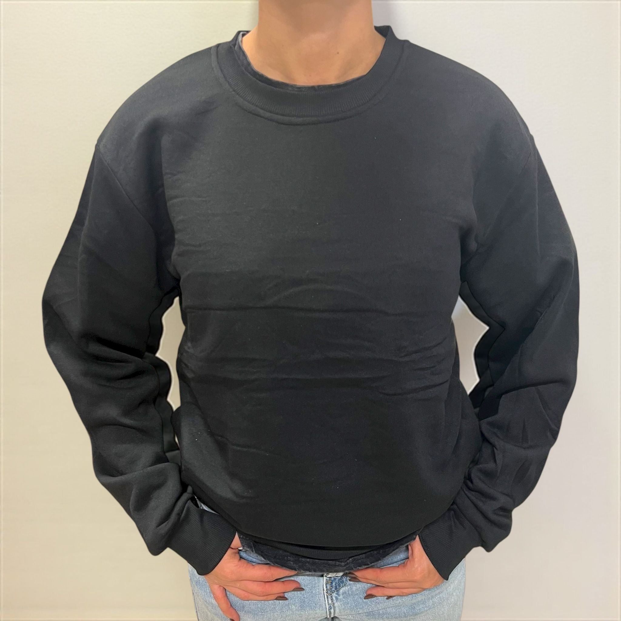 Felpa Girocollo Pile