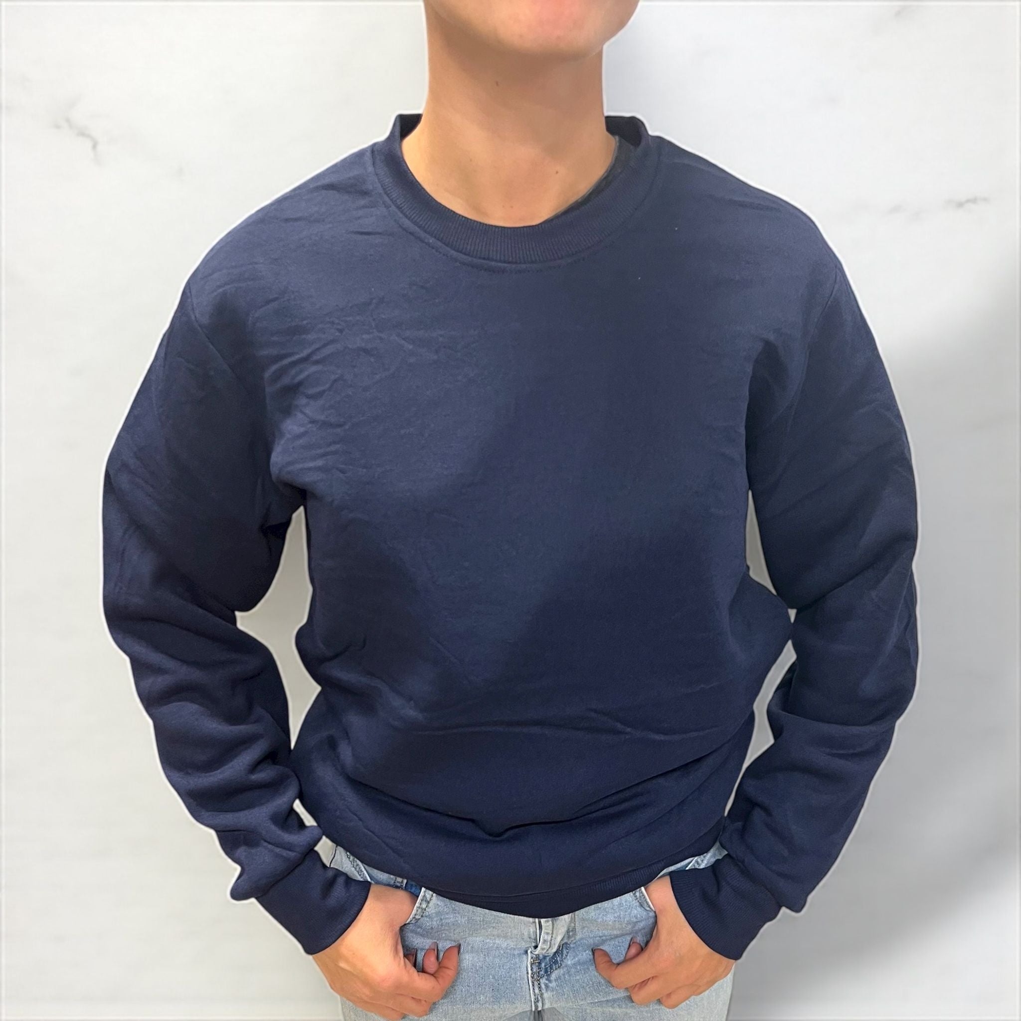 Felpa Girocollo Pile