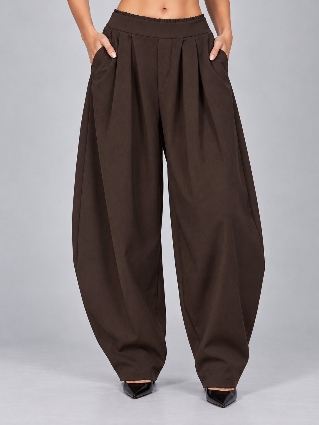 Pantalone balloon con elastico