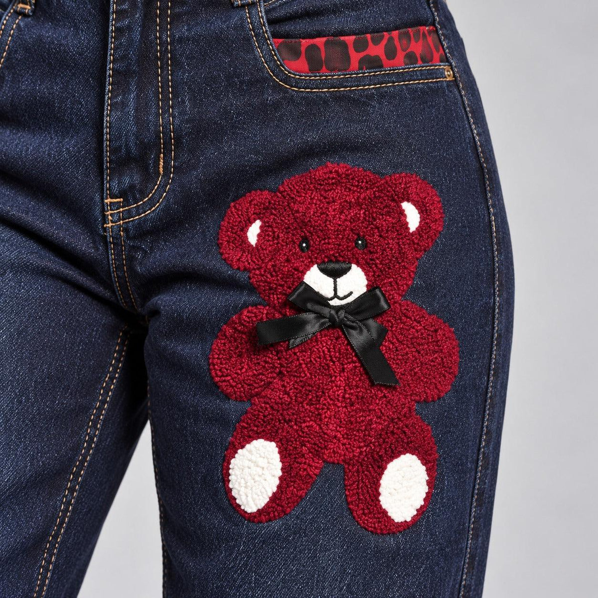 Jeans wide leg red bear