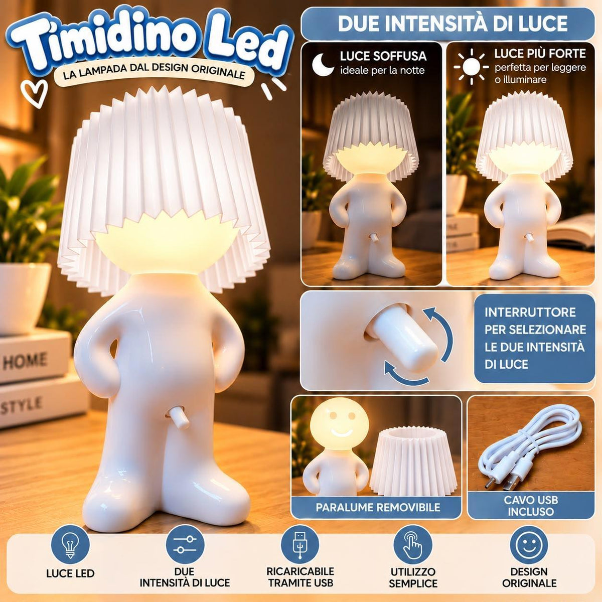 Lampada Timidino