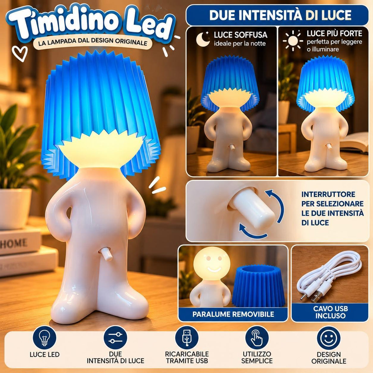 Lampada Timidino