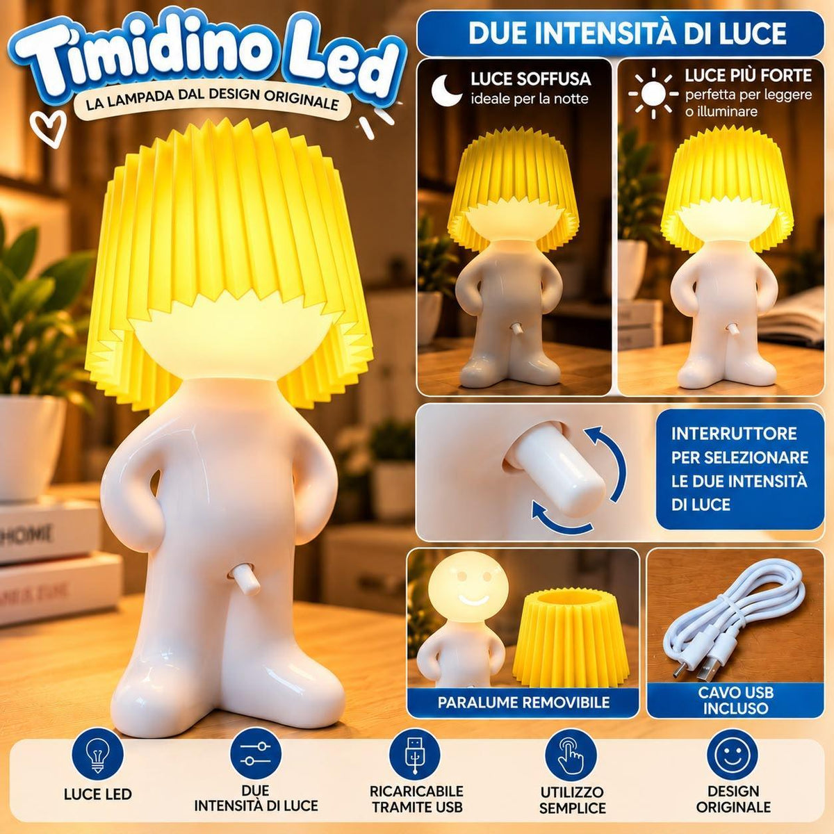 Lampada Timidino