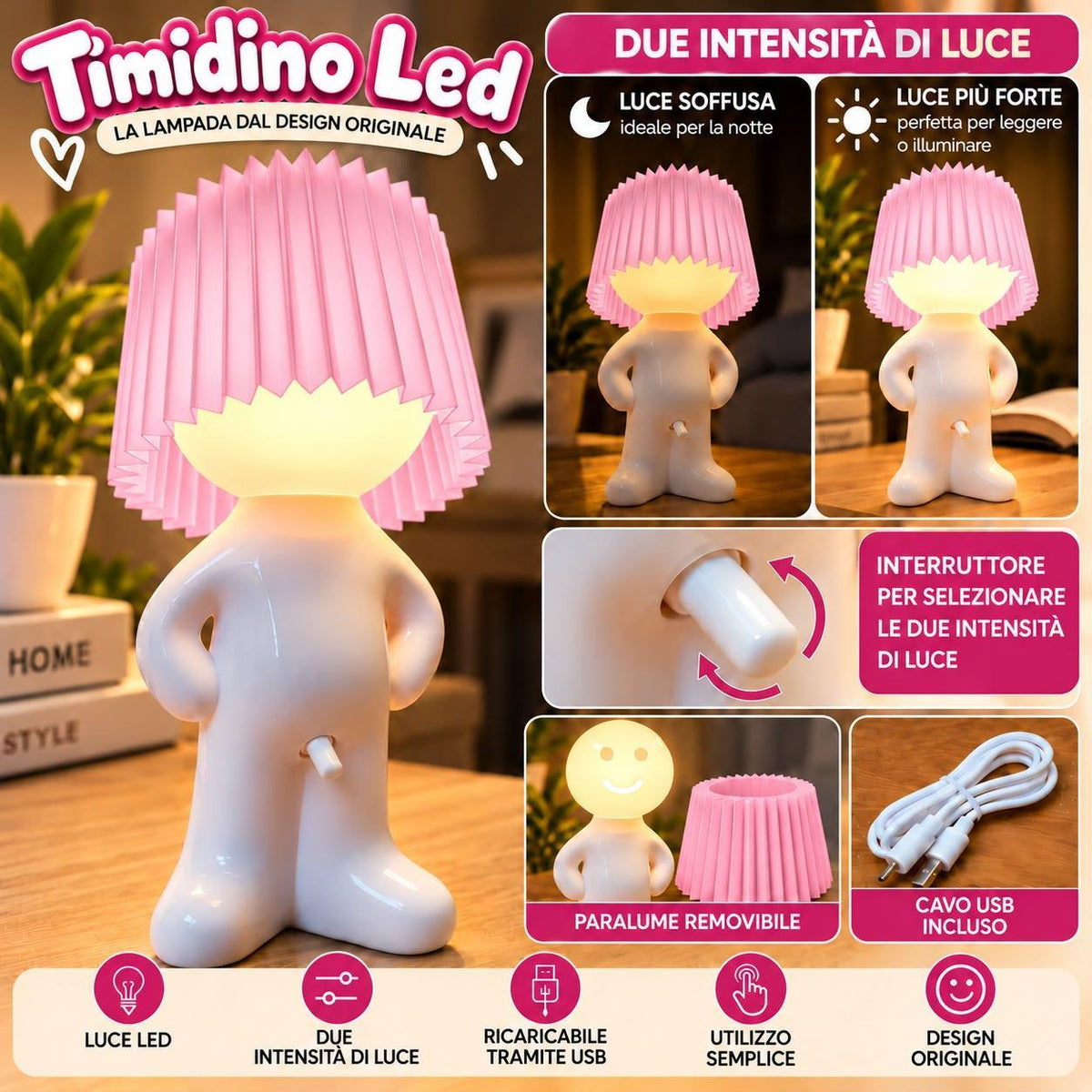 Lampada Timidino