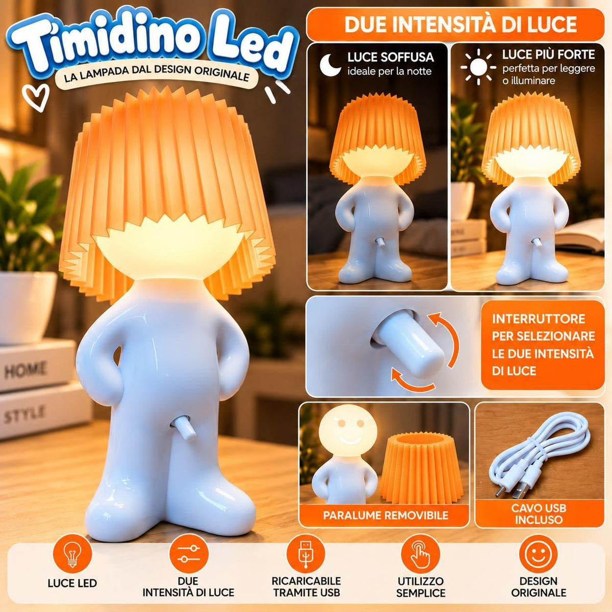 Lampada Timidino