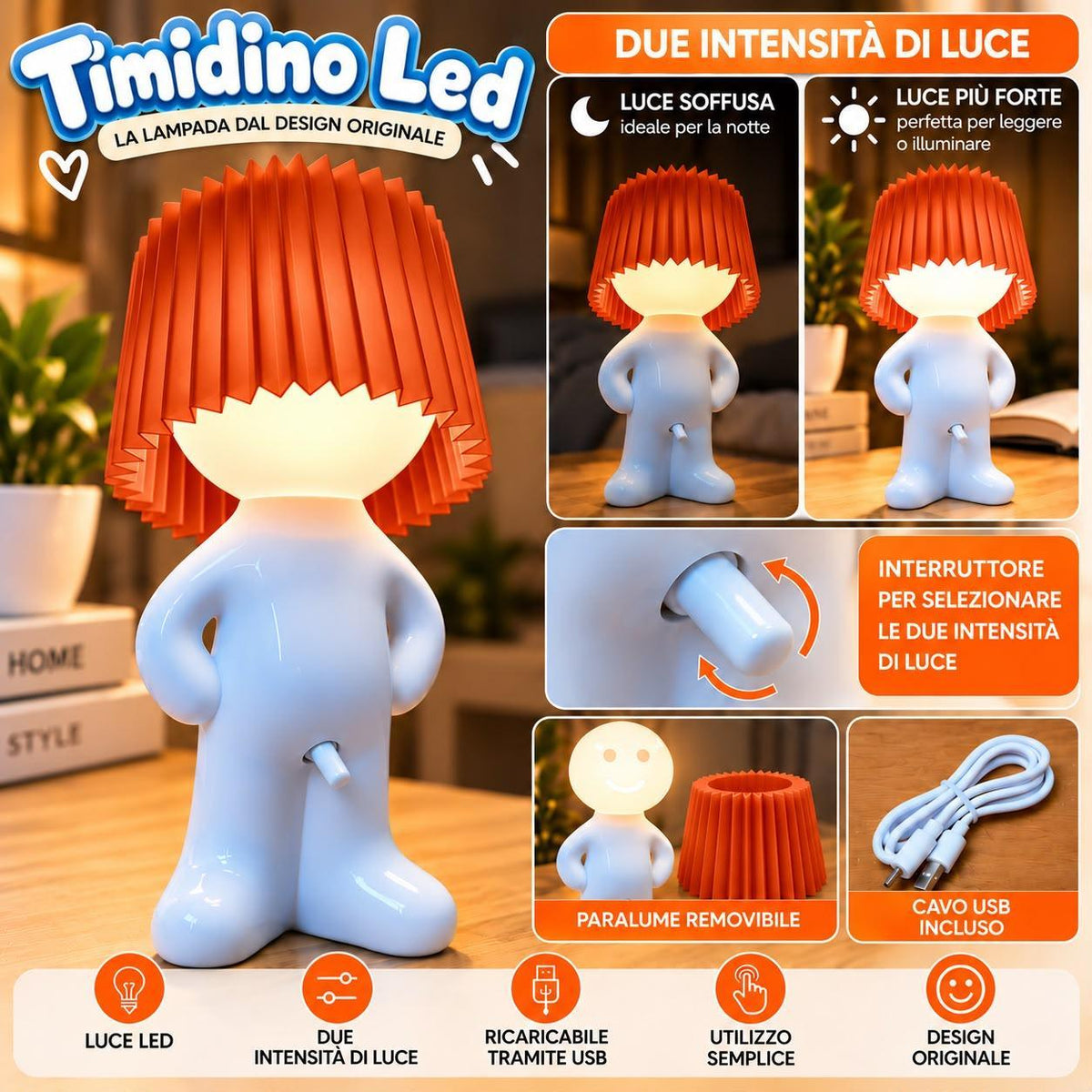 Lampada Timidino