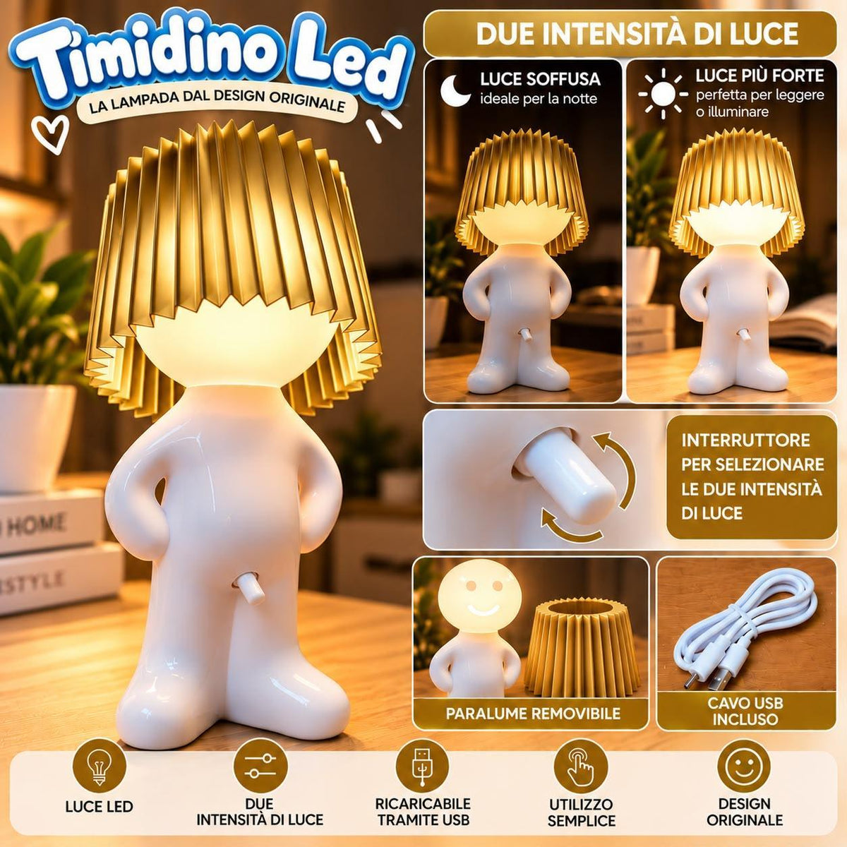 Lampada Timidino