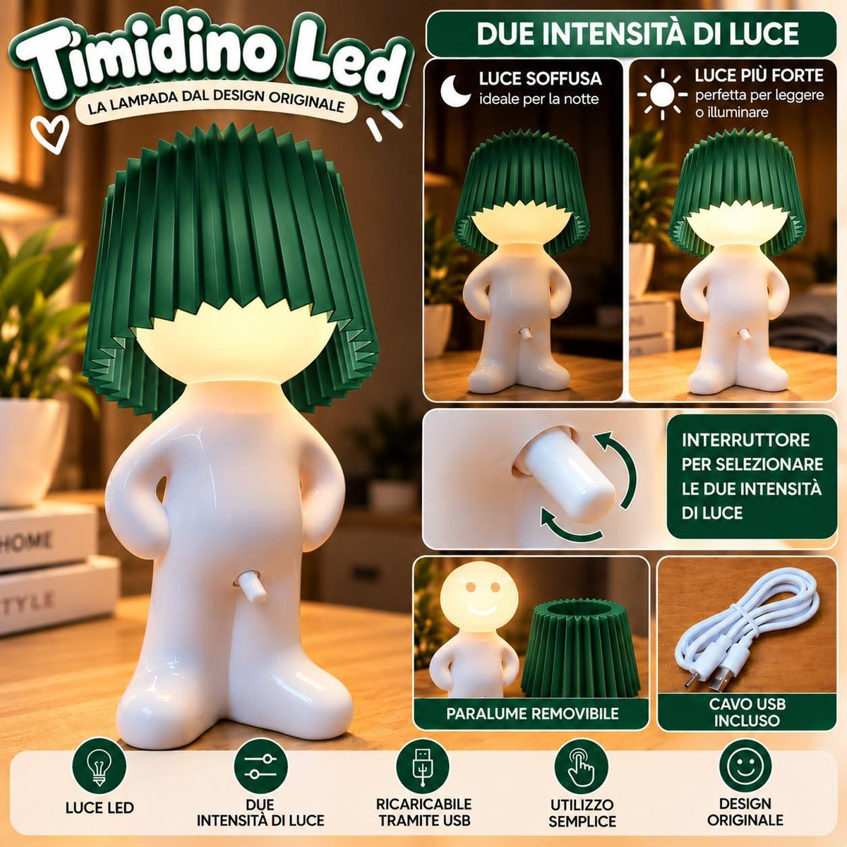 Lampada Timidino