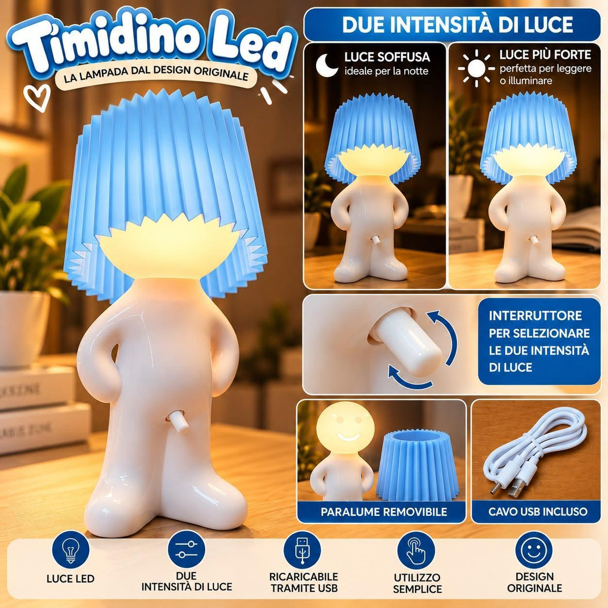 Lampada Timidino