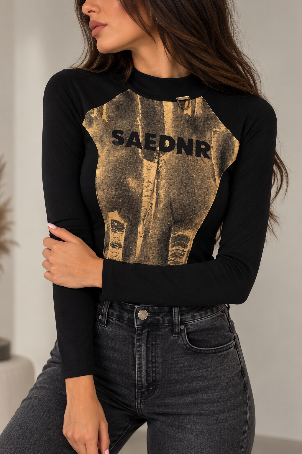 Maglia crop Urban Gold