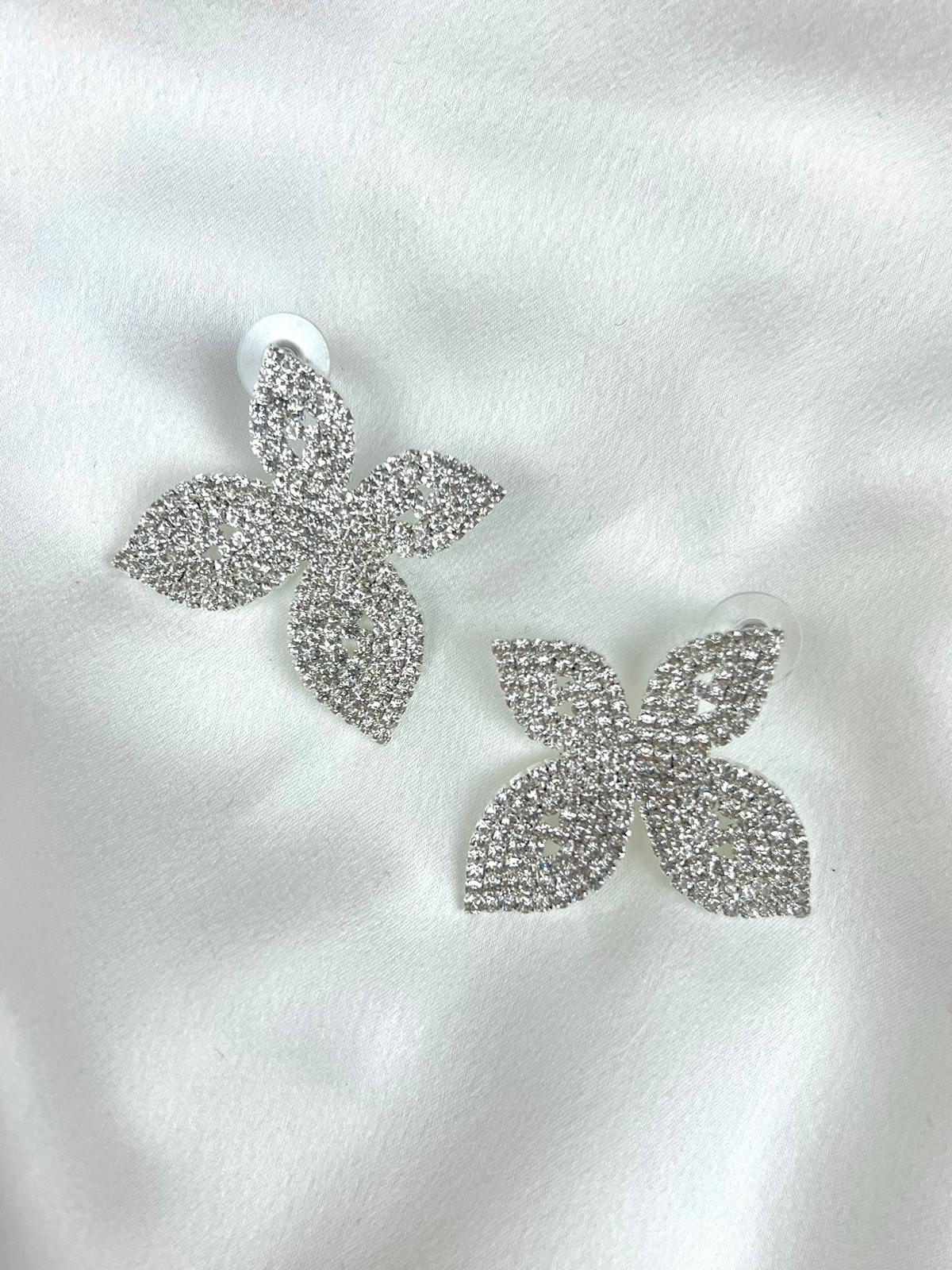 Orecchini Fiore Argento