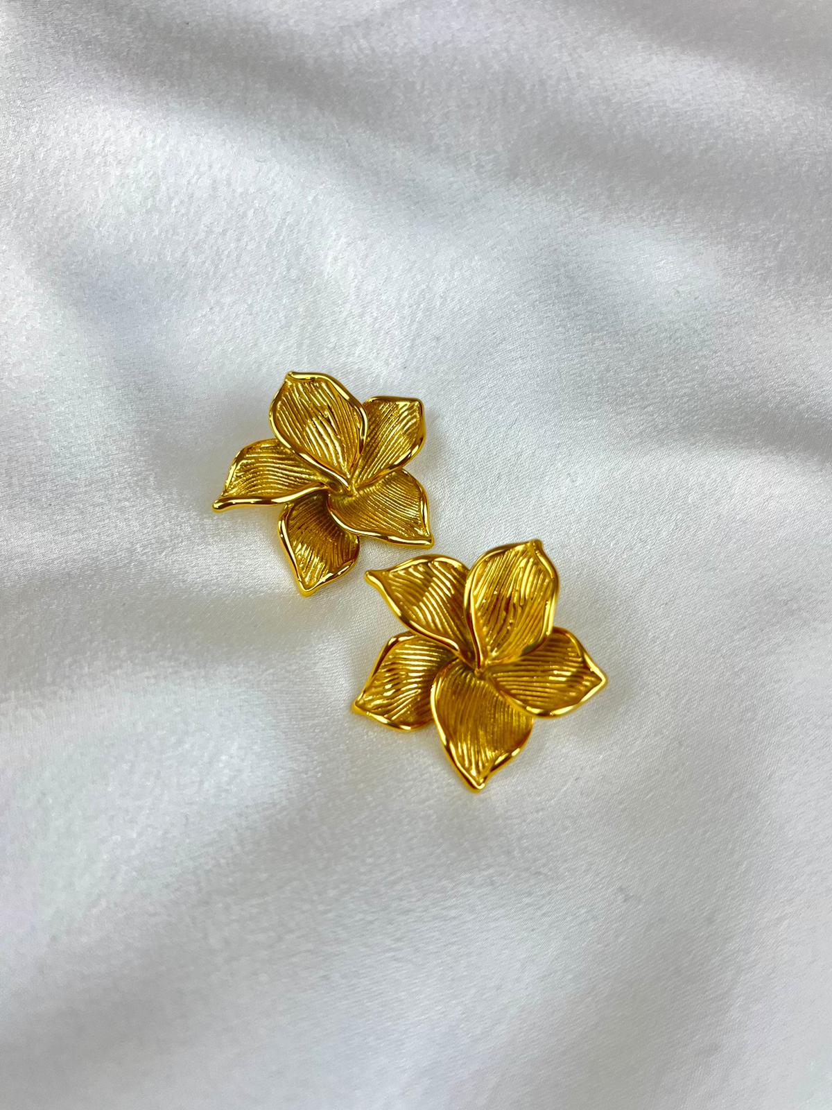 Orecchini Fiore oro