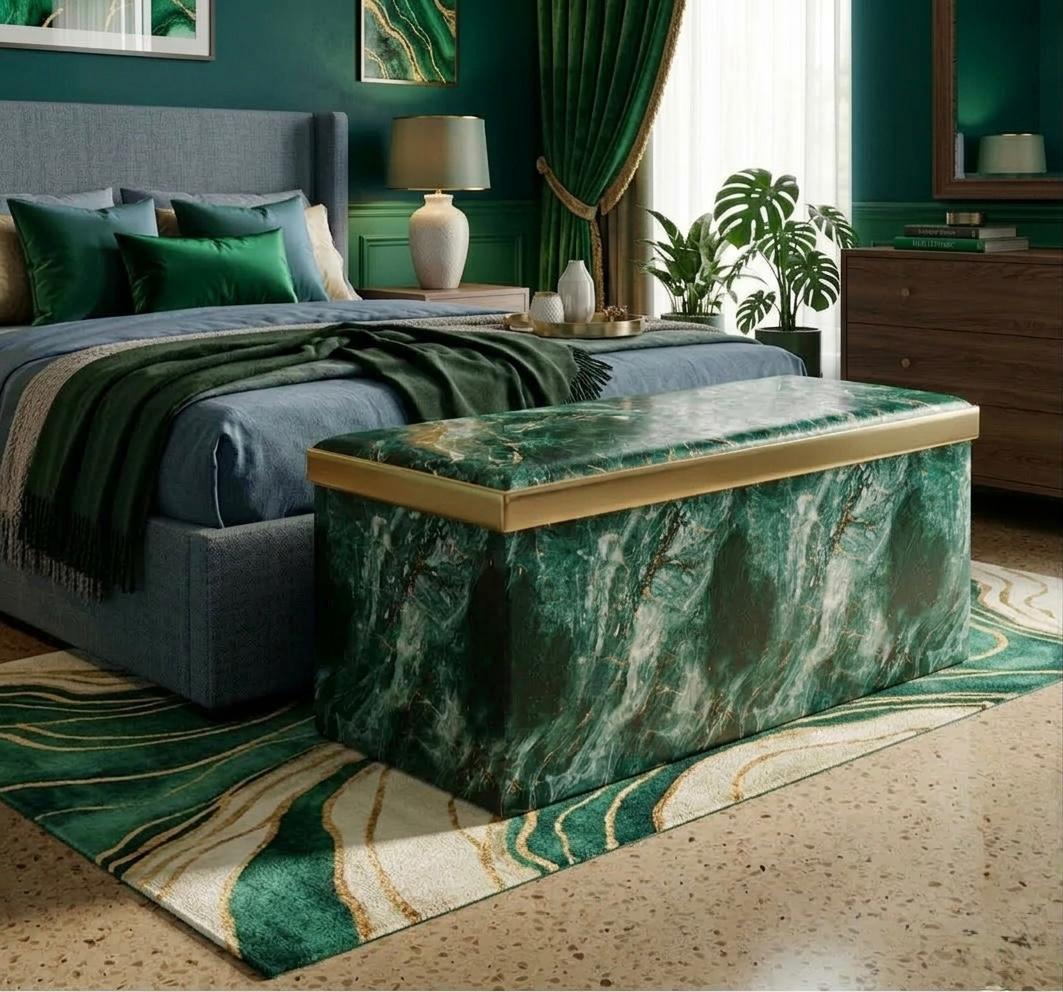 Panca verde Marmo
