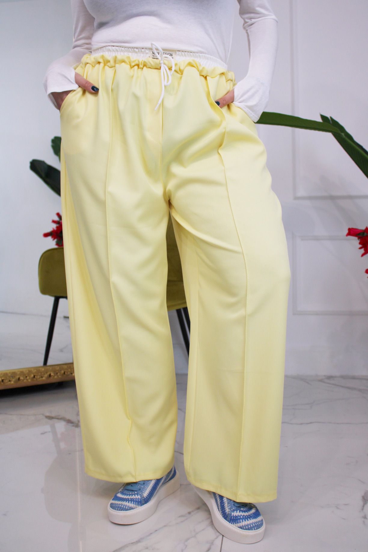 Pantalone Comfy Giallo