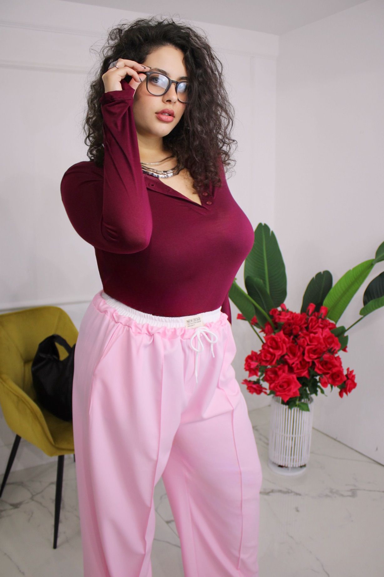 Pantalone Comfy Rosa