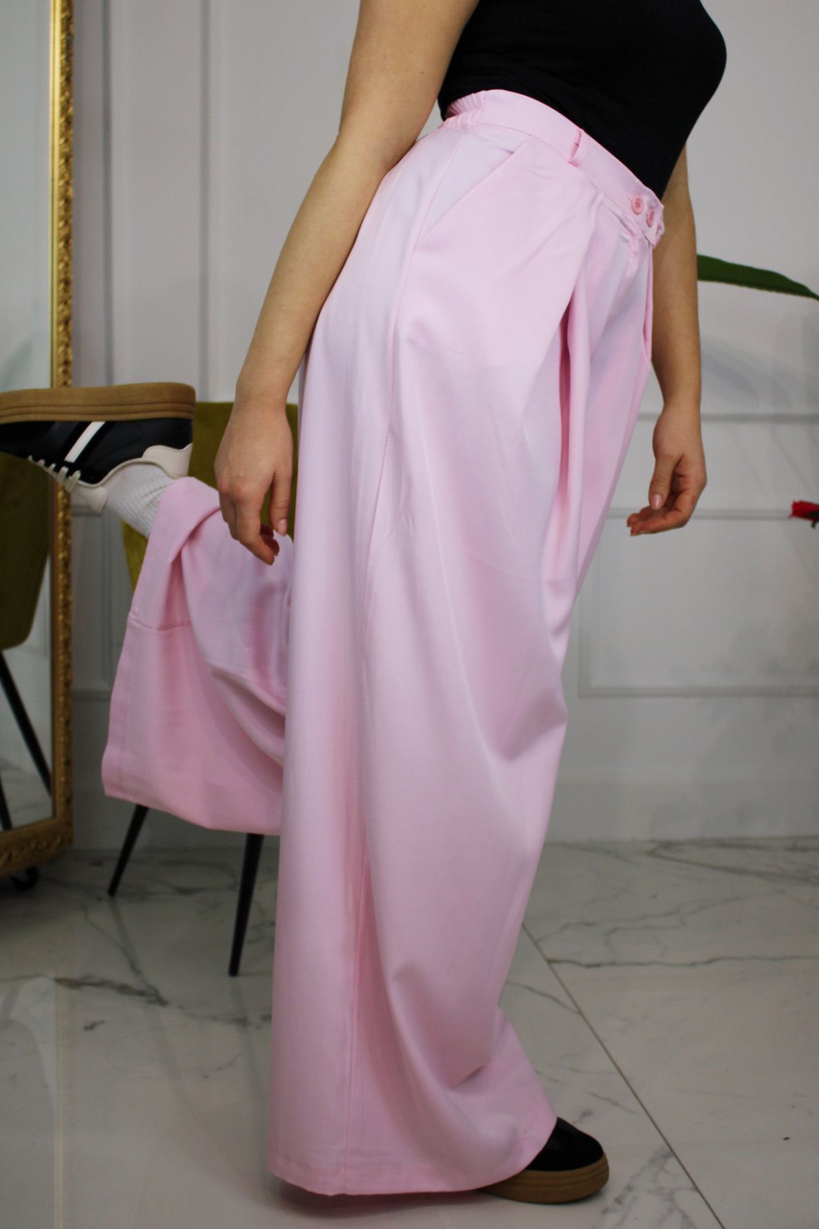 Pantalone Crystal Rosa