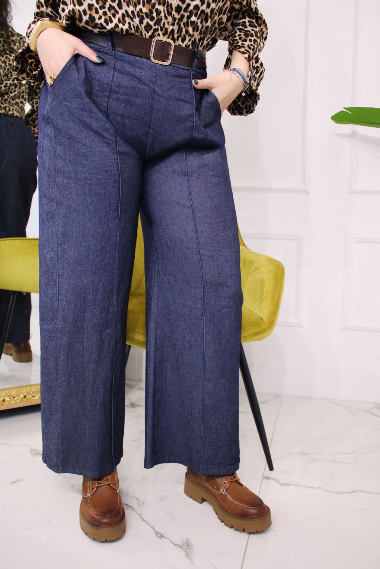 Pantalone Denim Curvy