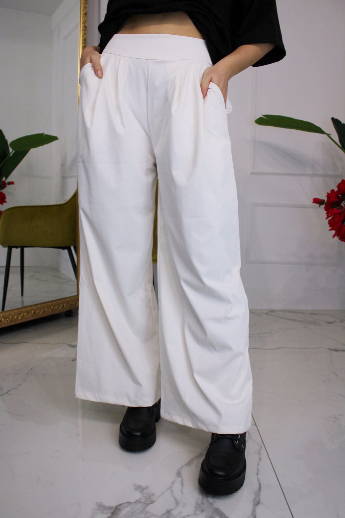 Pantalone Mag Bianco