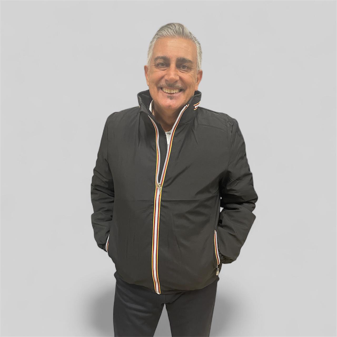 Piumino Disculpe con righe