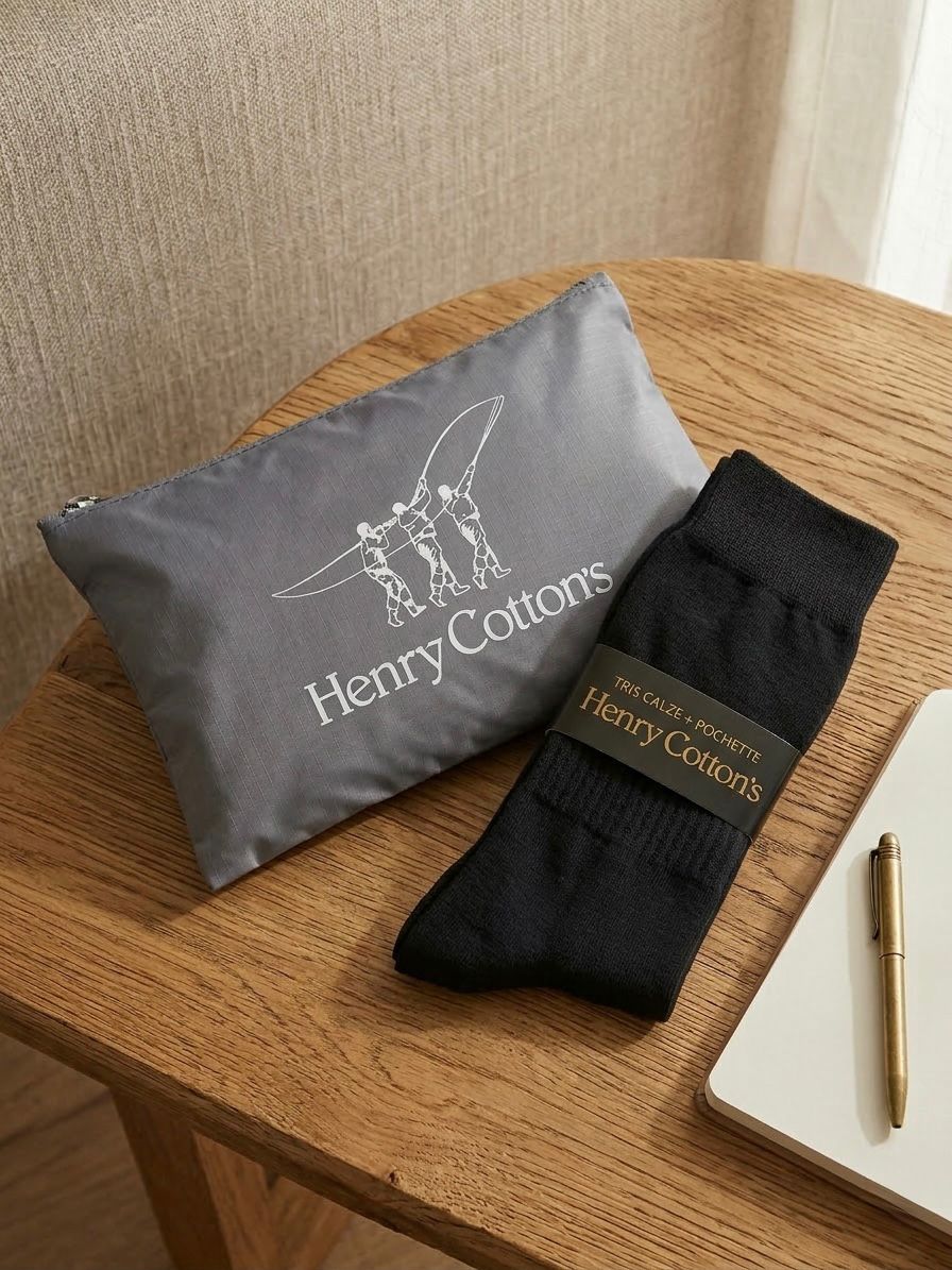 Pochette Calzini Henry Cotton