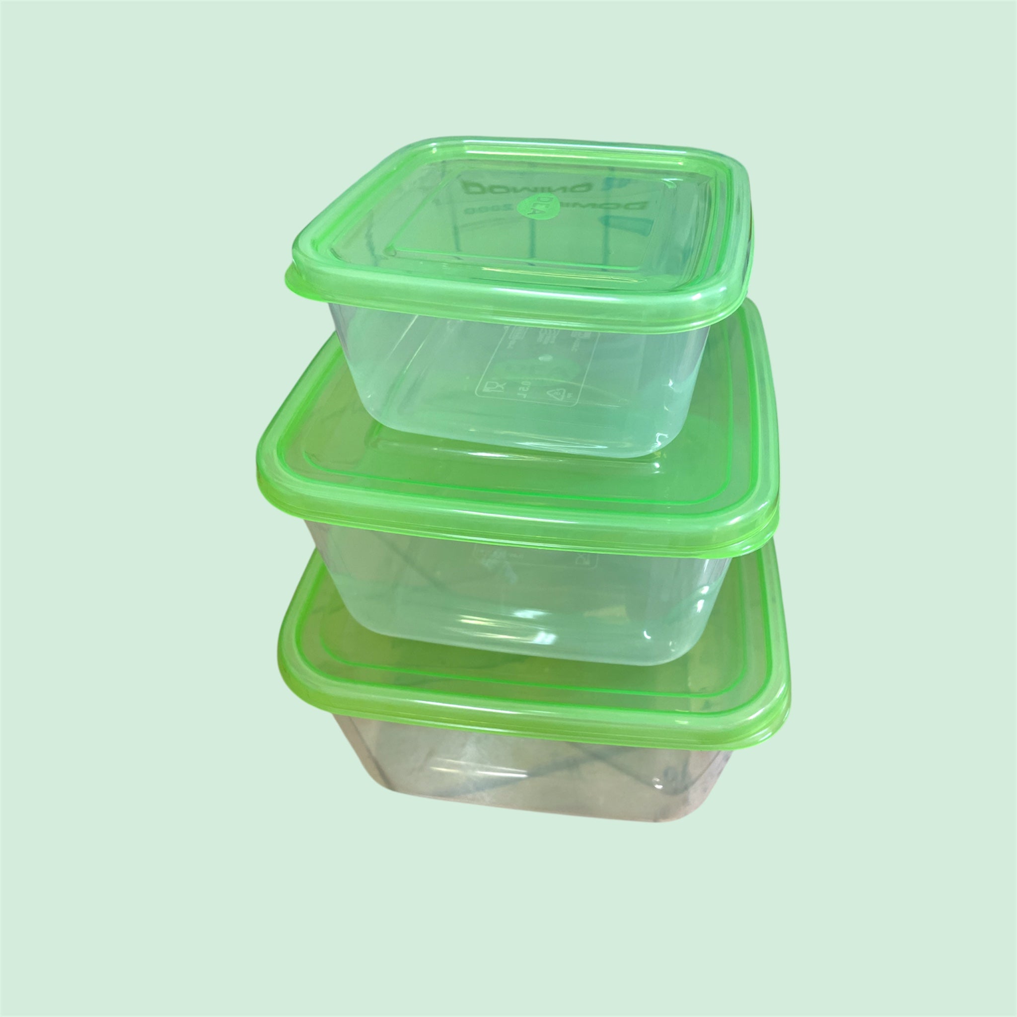 Set 3 contenitori quadrati