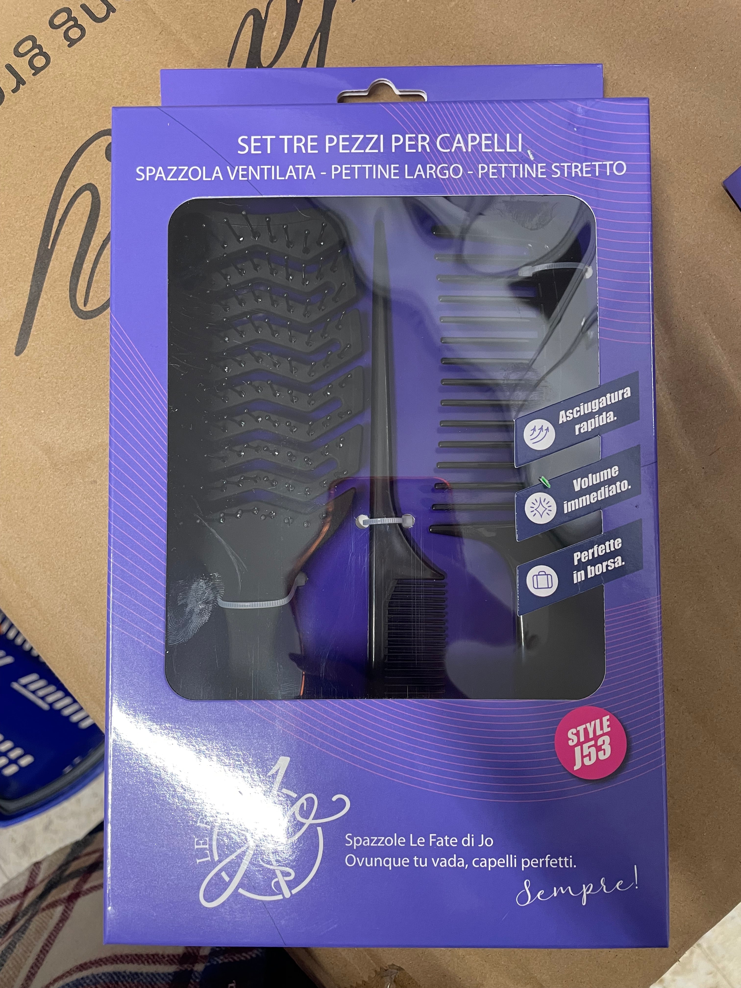 Set 3 pezzi per capelli