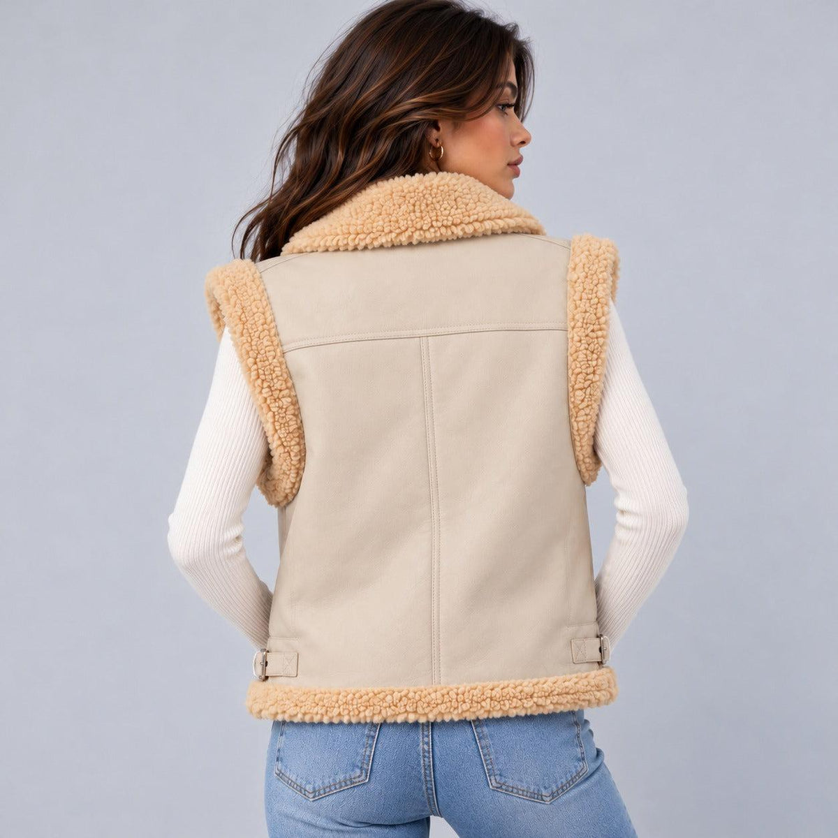 Smanicato con zip centrale