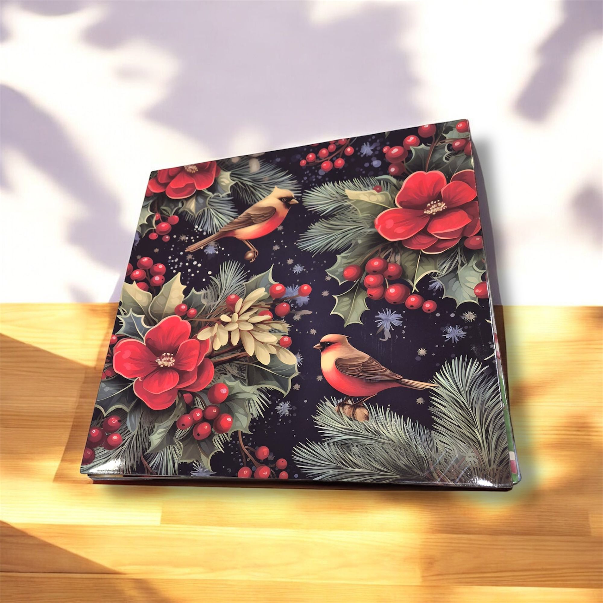 Sottopiatto natalizio quadrato