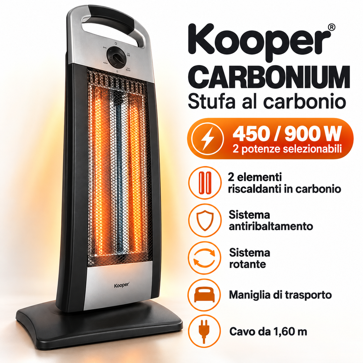 Stufa al carbonio