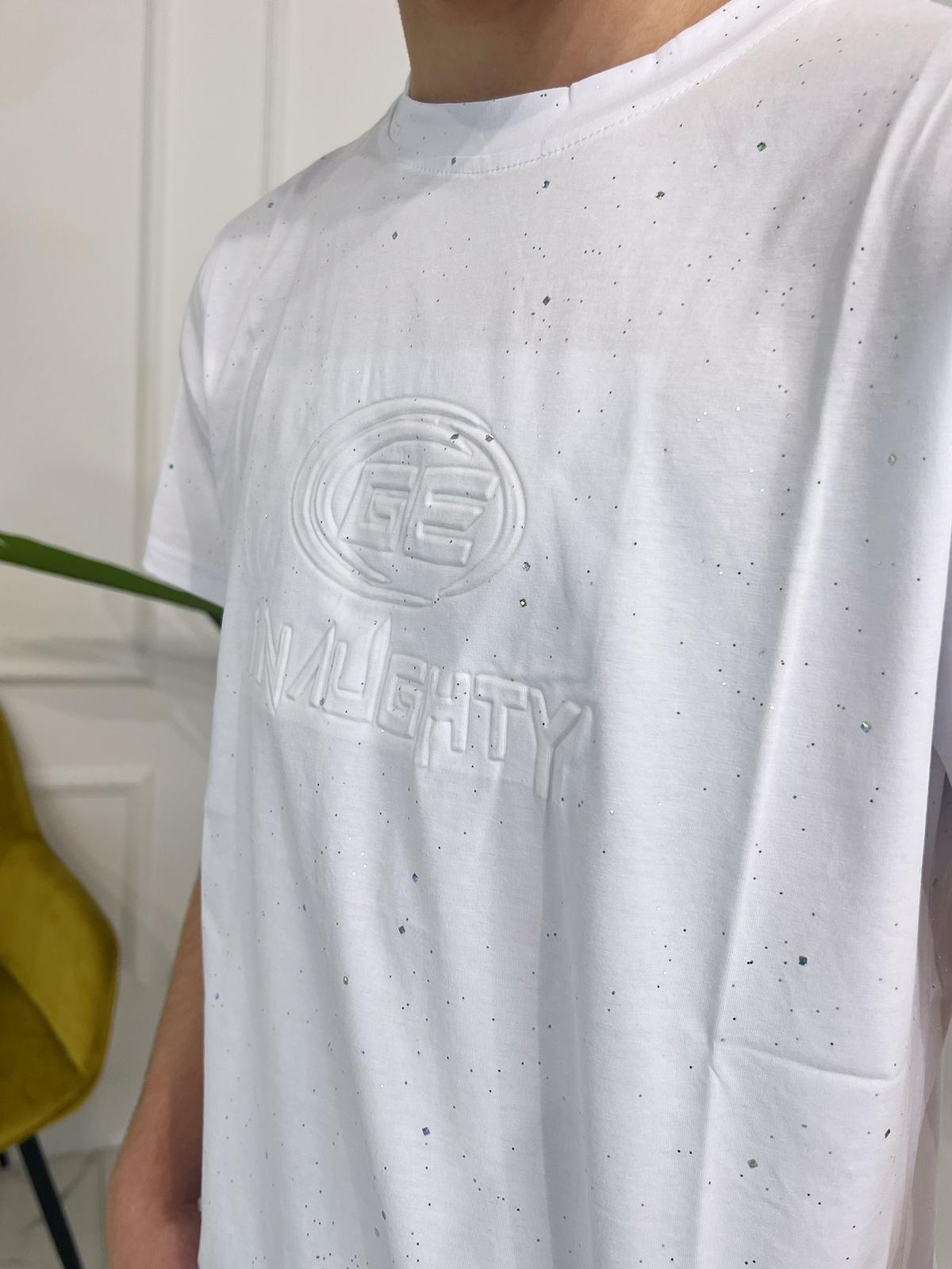 T-Shirt Anaughty Bianco
