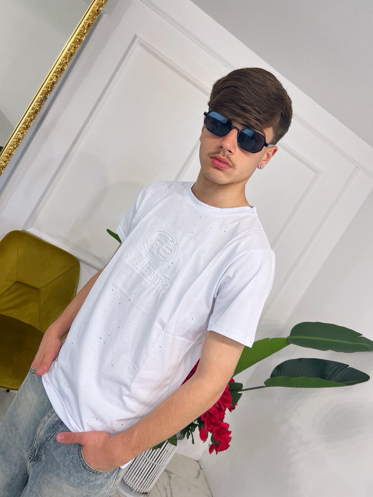 T-Shirt Anaughty Bianco
