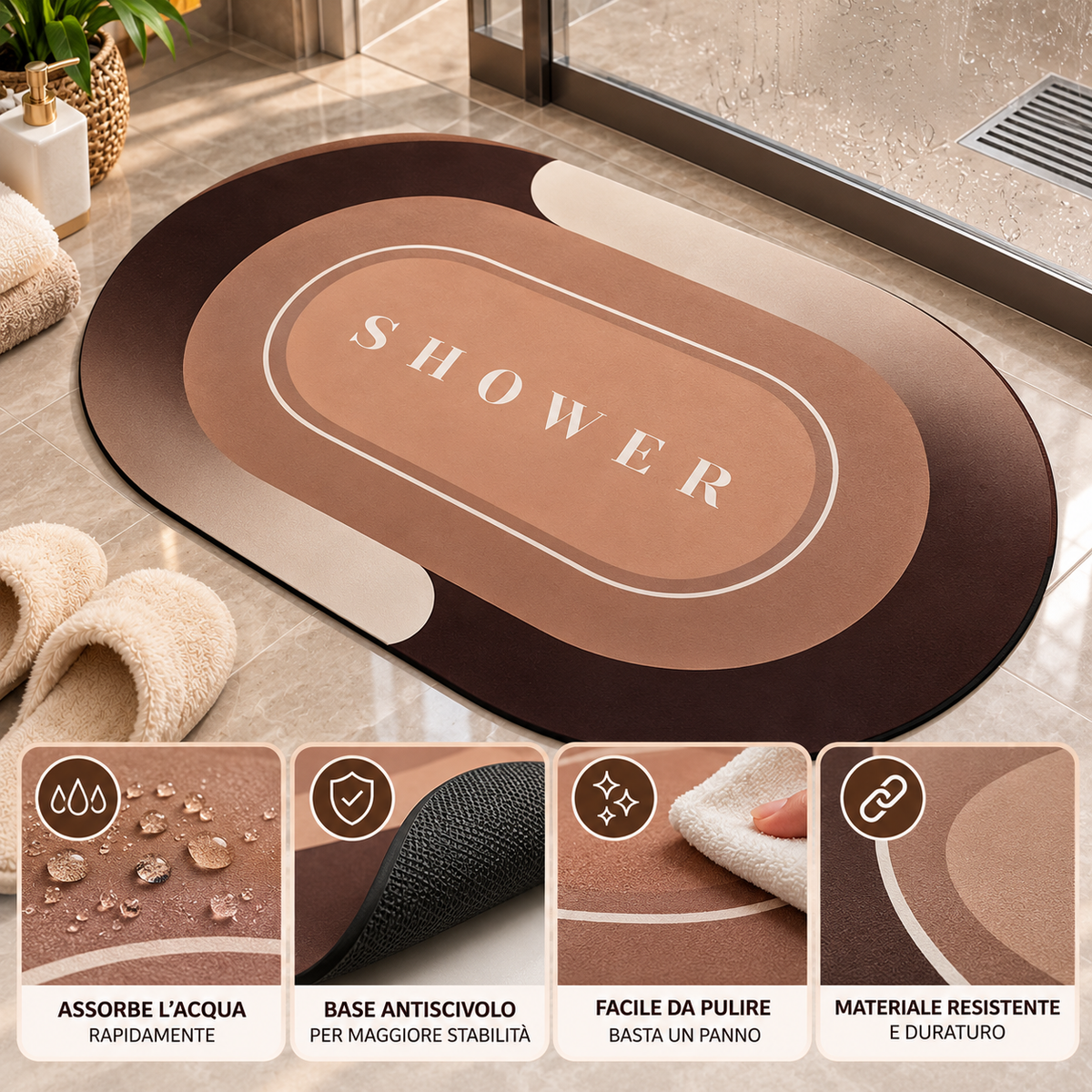 Tappetino Antiscivolo Shower