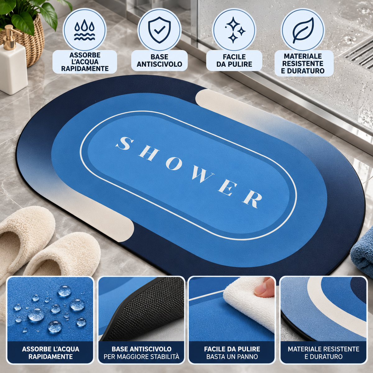 Tappetino Antiscivolo Shower