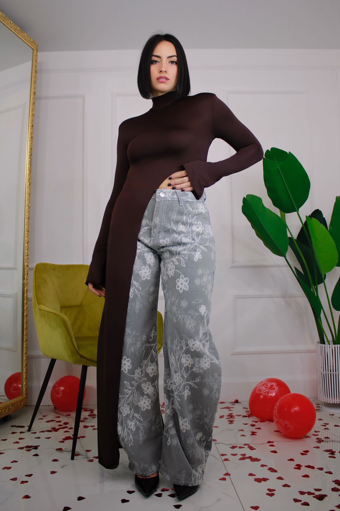 Top Dress Luna Marrone