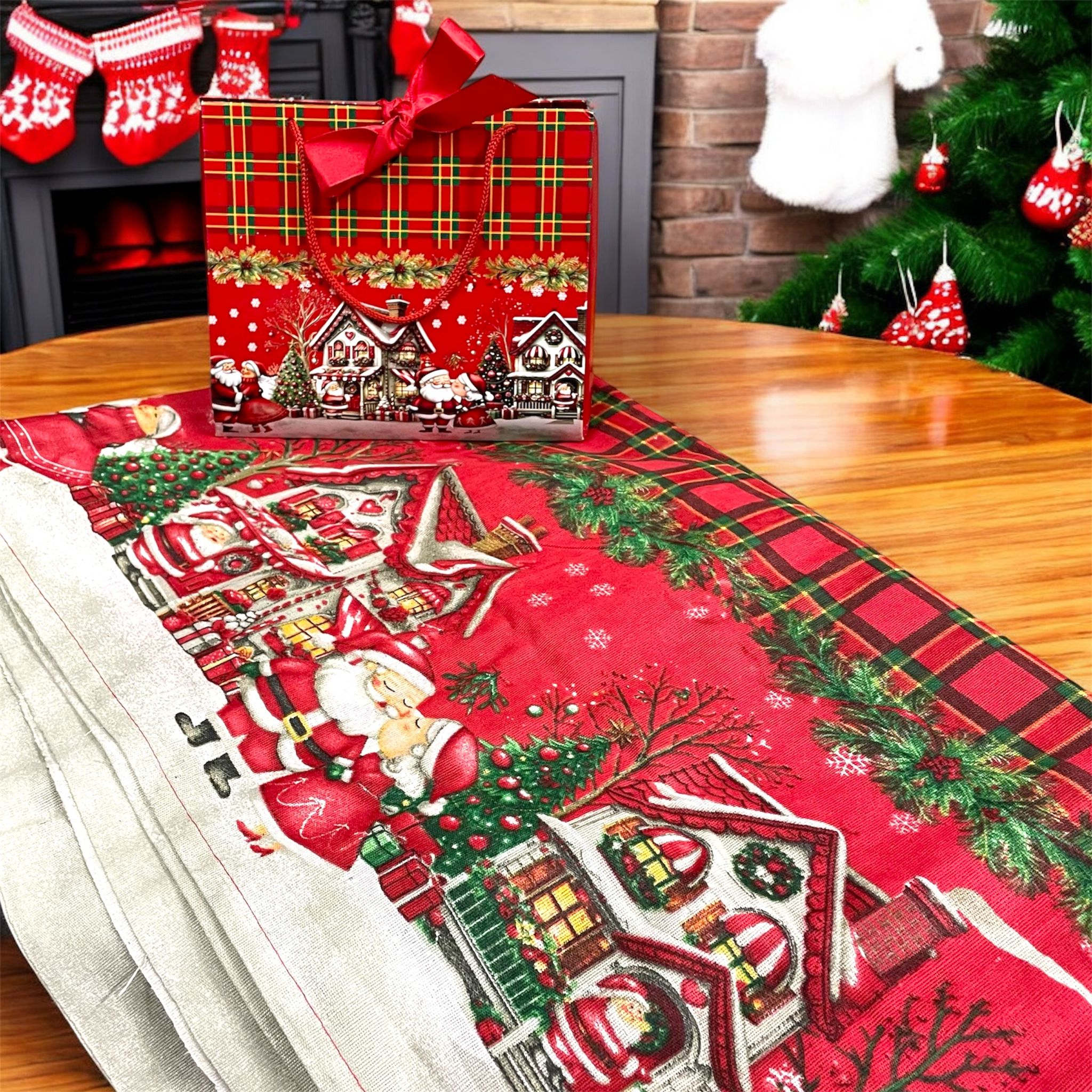 Tovaglia natalizia da 12p